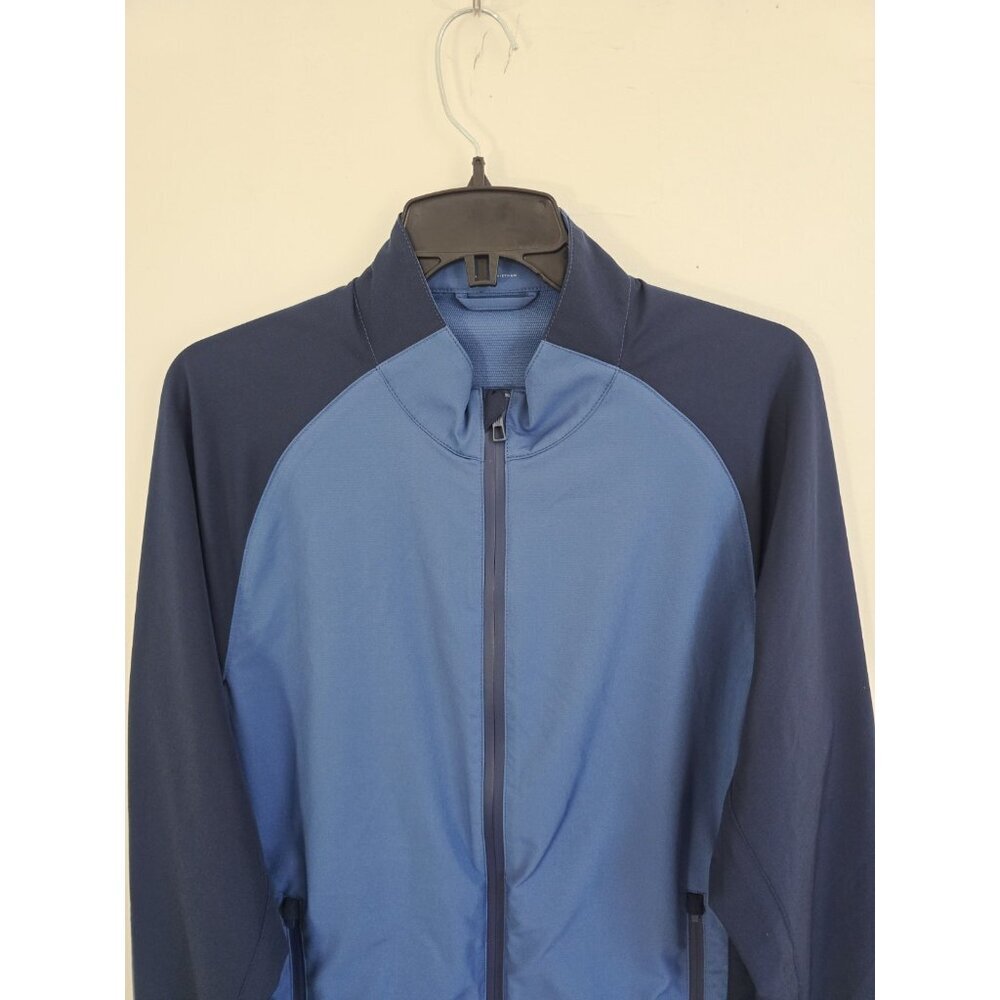 Holderness & Bourne The Hyde Golf Jacket Full Zip Navy Blue Lightweight Mens M - Picture 2 of 8